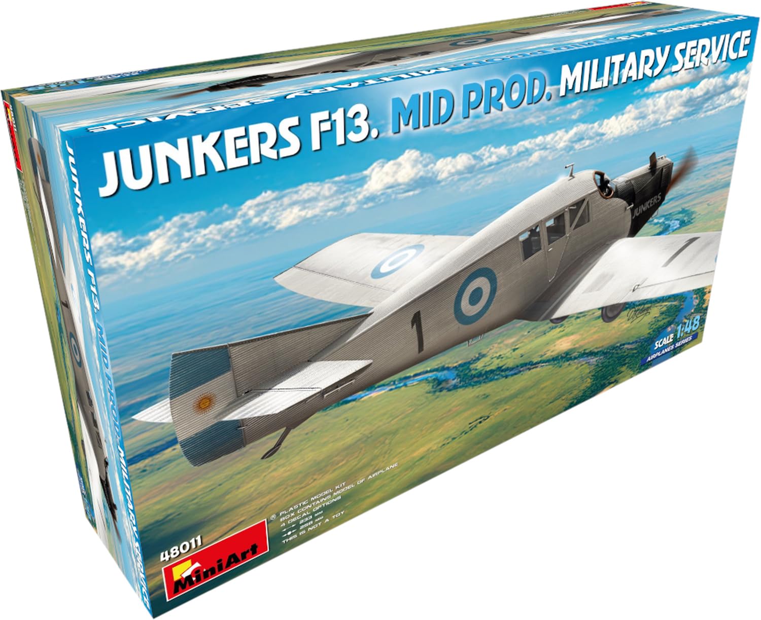 Amazon | ミニアート 1/48 ユンカース F13 中期生産型 軍用 プラモデル